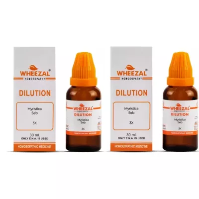 Wheezal Myristica Seb 3X (30ml, Pack of 1)