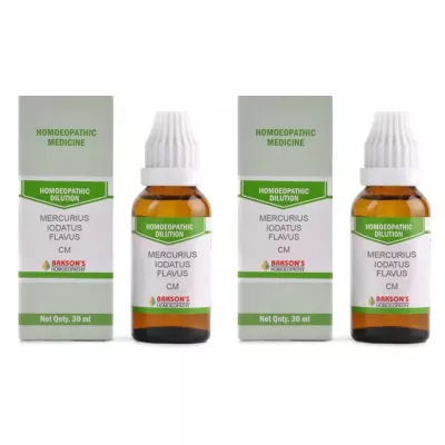 Bakson Mercurius Iodatus Flavus (Merc Proto Iod) CM CH (30ml, Pack of 1)
