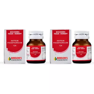 Bakson Natrum Phosphoricum 12X (25g, Pack of 1)