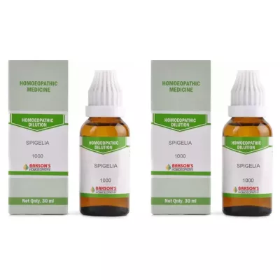 Bakson Spigelia 1M (1000 CH) (30ml, Pack of 1)
