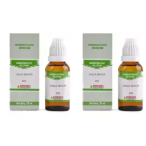 Bakson Vinca Minor 200 CH (30ml, Pack of 1) available on Herbkart