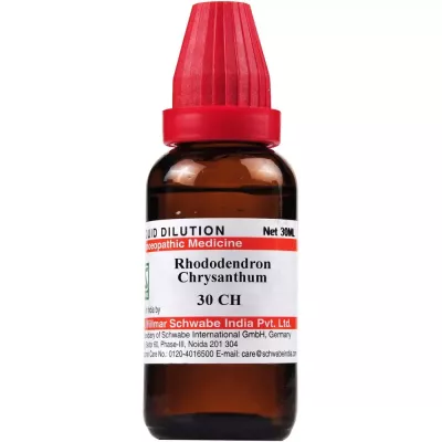 Willmar Schwabe India Rhododendron Chrysanthum 30 CH (30ml)