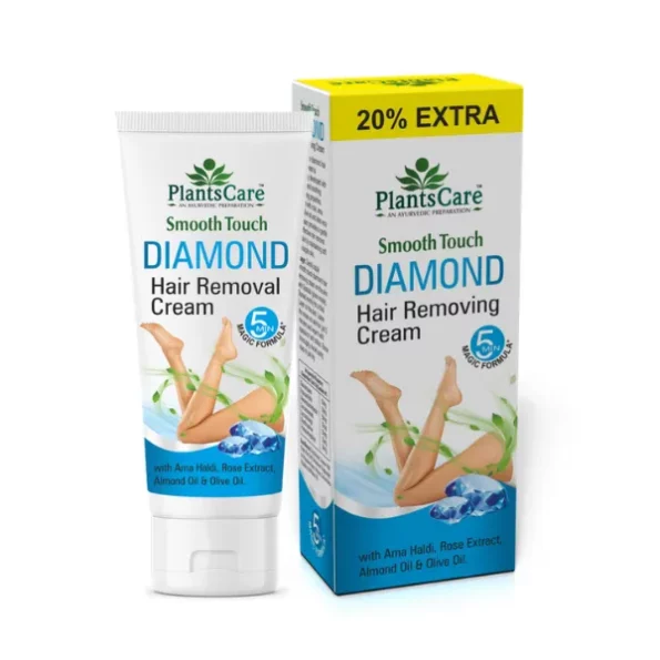 Plants Care Smooth Touch Diamond Hair Removing Cream 60g, NOLPlantscareSmoothtouchDiamond60g-1.webp, NOLPlantscareSmoothtouchDiamond60g 1