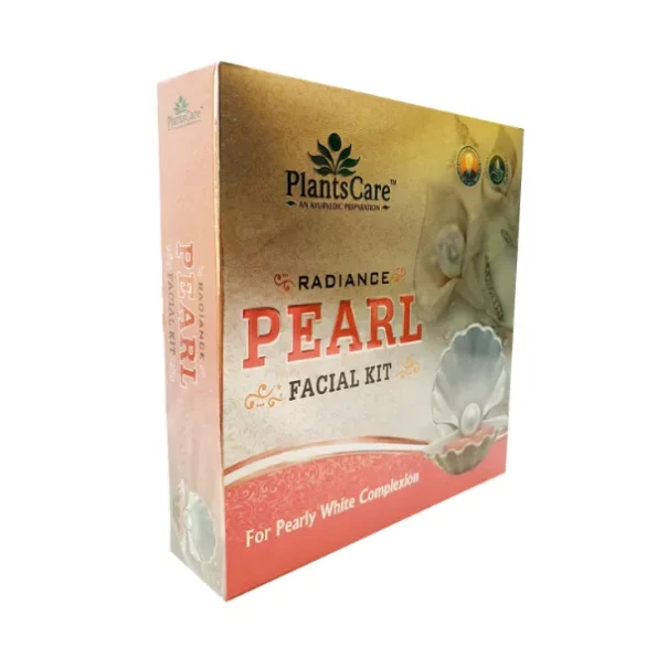 Plants Care Radiance Pearl Facial Kit mini 100g available on Herbkart