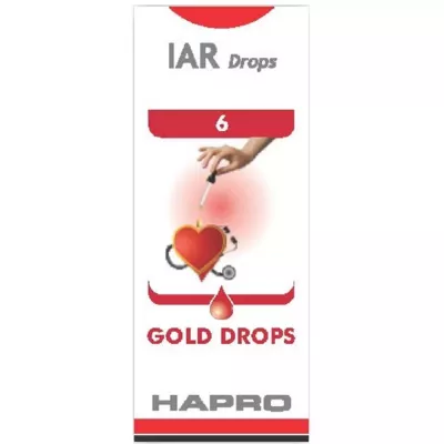 Hapro IAR (Insta Action Range Drops) Drop No - 6 Gold Drops (30ml)