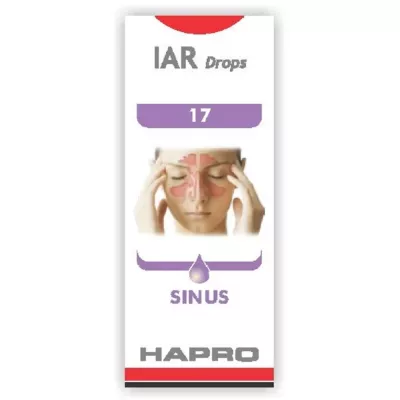 Hapro IAR (Insta Action Range Drops) DROP NO - 17 Sinus (30ml)