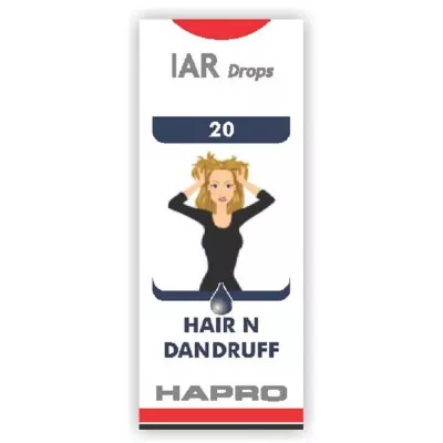 Hapro IAR (Insta Action Range Drops) DROP NO - 20 Hair-N-Dandruff (30ml)