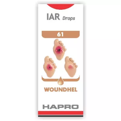 Hapro IAR (Insta Action Range Drops) Drop No - 61 Woundhel (30ml)
