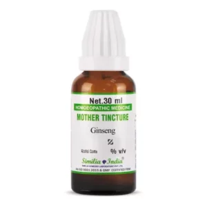 Similia India Ginseng 1X (Q) (30ml) available on Herbkart