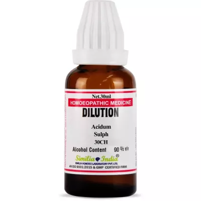 Similia India Acidum Sulph 30 CH (30ml)