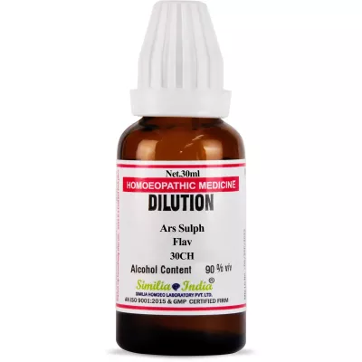 Similia India Ars Sulph Flav 30 CH (30ml)