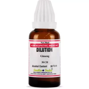 Similia India Ginseng 30 CH (30ml) available on Herbkart