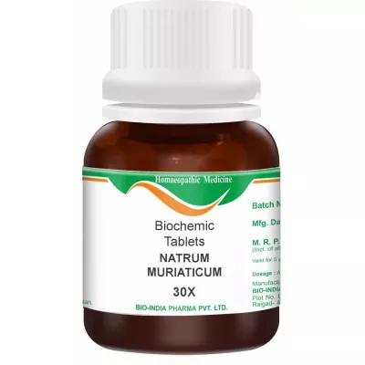Bio India Natrum Muriaticum 30X (25g)