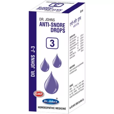 Dr Johns J 3 Anti-Snore Drops (30ml)