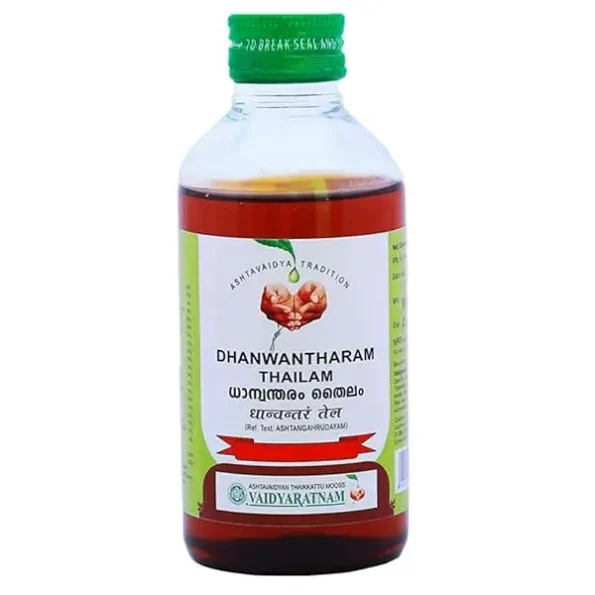 Vaidyaratnam Dhanwantharam Thailam 200 ml, 51dhCVe6FL._SX600_.webp, 51dhCVe6FL. SX600