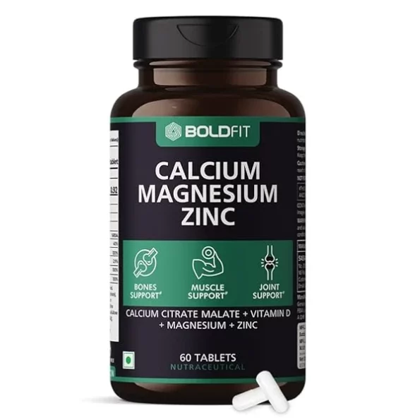 Boldfit Calcium Tablets 1000mg Calcium Supplements - 60 Tablets, 51R5AraF9QL._SX600_.webp, 51R5AraF9QL. SX600