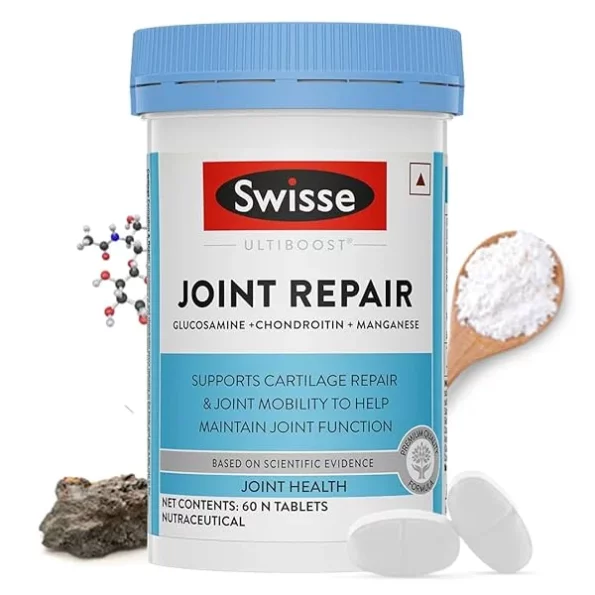 Swisse Joint Repair - Highest Glucosamine & Chondroitin, 60 Tablets, 61YONJ41eDL._SX600_.webp, 61YONJ41eDL. SX600