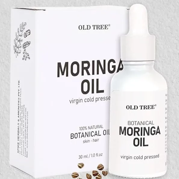 Old Tree Pure and Natural Moringa Oil - Cold Pressed Hair Oil for Healthy Hair and Skin - 30ml, 71B0vXMVrIL._SX600_.webp, 71B0vXMVrIL. SX600