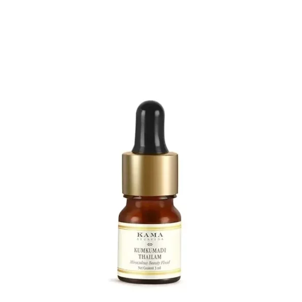 Kama Ayurveda Kumkumadi Thailam Miraculous Beauty Fluid Ayurvedic Night Serum (Facial Oil) (3ml), 41Tg6WtzbXL._SX600_.webp, 41Tg6WtzbXL. SX600