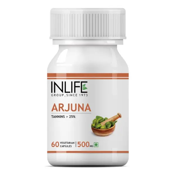 Arjuna Supplement 500 mg - 60 Vegetarian Capsules