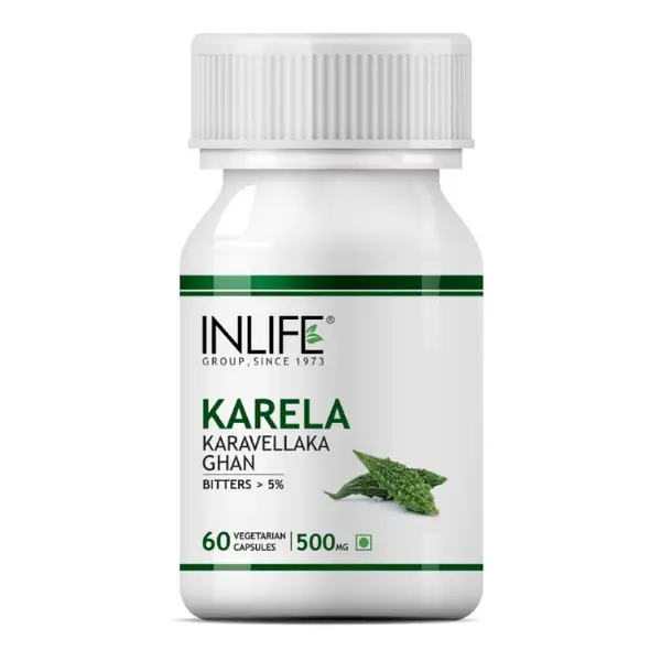 Karela Extract Supplement Tablet 500 mg - 60 Vegetarian Capsules