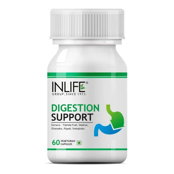 Inlife Digestion Support Supplement (60 Veg. Capsules)