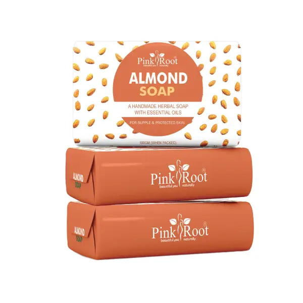 Almond Handmade Soap 100gm (Pack of 3)