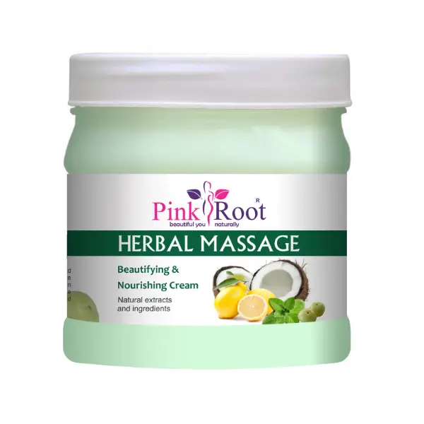 Pink Root Herbal Massage Beautifying & Nourishing Cream 500ml