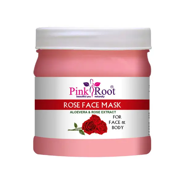 Rose Facial Mask for All Skin Type with Rose Petal Extracts 500gm