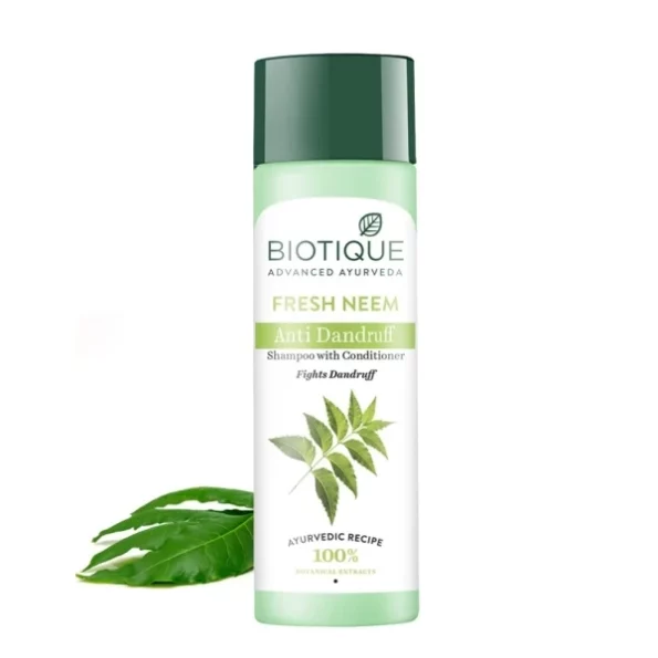 Biotique Fresh Neem Anti Dandruff Shampoo and Conditioner, 190ml, Herbkart8t751KfnwmypAL.webp, Herbkart8t751KfnwmypAL