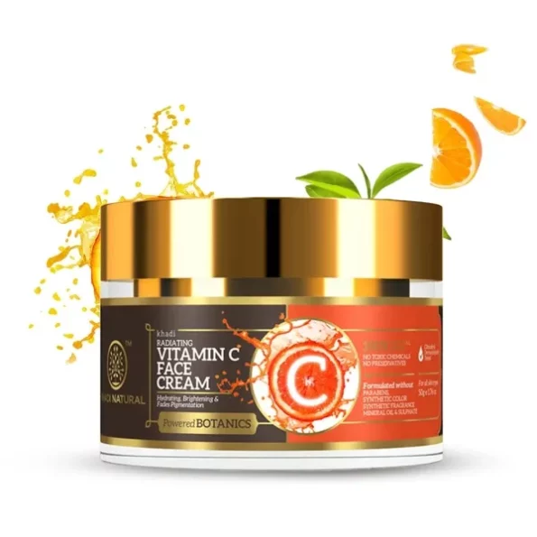 Khadi Natural Vitamin C Face Cream Hydrating Face Cream Face Cream 50gm available on Herbkart