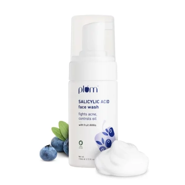 Plum 1% Encapsulated Salicylic Acid Foaming Face Wash, 110 Ml available on Herbkart