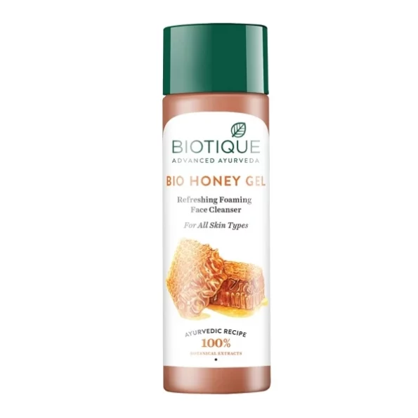 Biotique Honey Gel Soothe & Nourish Foaming Face Cleanser Foe All Skin Types, 120ml, Herbkart8t751vzyxMfljL.webp,