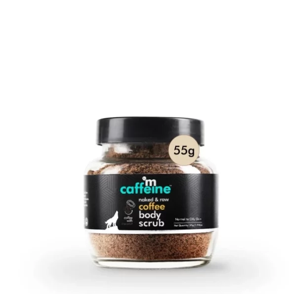 mcaffeine Exfoliating Coffee Body Scrub Powder Jar for Tan Removal&Soft-Smooth Skin|De-Tan Bathing Scrub With Coconut Oil,Removes Dirt&Dead Skin From Neck,Knees,Elbows&Arms|All Skin Types-55Gm,Unisex, Herbkart8t751NrAYU32-L.webp, Herbkart8t751NrAYU32 L