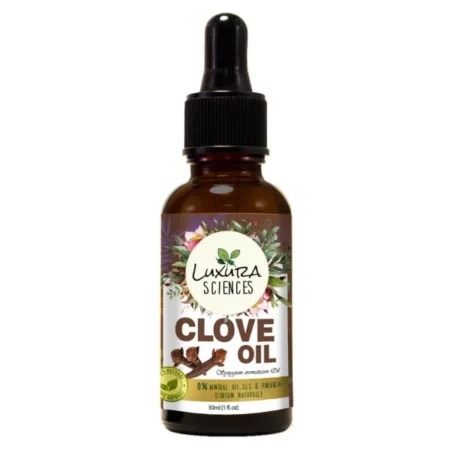 Luxura Sciences Organic Clove Oil For Teeth (NATURAL - UNDILUTED) Therapeutic Grade- Perfect for Aromatherapy, Relaxation, Skin Therapy & More! (30 ML)
