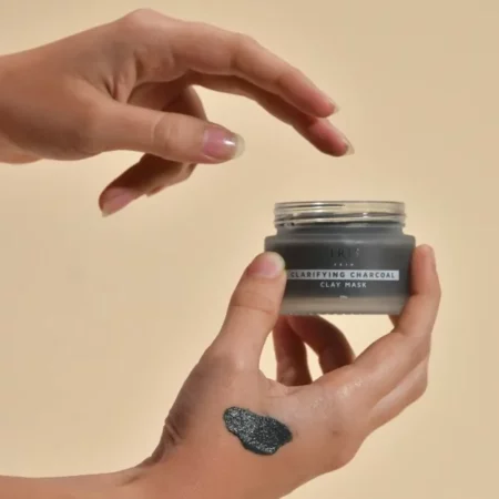 Iris Clarifying Charcoal Clay Mask - Detoxify and Reveal Radiant Skin | Deep Cleansing for Oily and Acne-Prone Skin | 50g