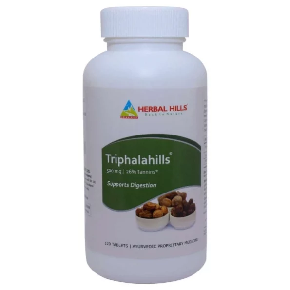 Herbal Hills Ayurvedic Triphala Tablets Triphalahills Healthy Digestion 120 Tablets, Herbkart8t751skHowtxSL.webp,