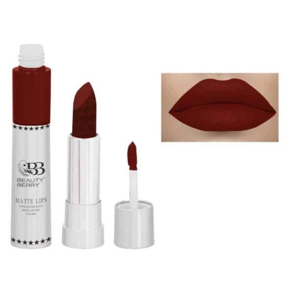 Beauty Berry Matte Lips 2 IN 1 Long Lasting Gloss Matte Lipstick (Coffee), Herbkart8t761toBP-4aHL.webp, Herbkart8t761toBP 4aHL