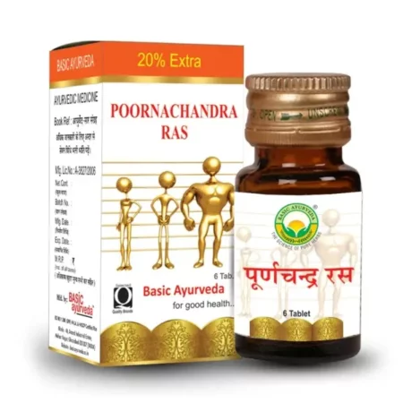 BASIC AYURVEDA Poornachandra Ras 6 Tablets |