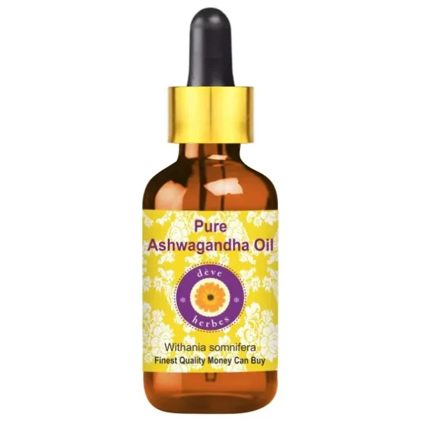 Deve Herbes Pure Ashwagandha Oil (Withania somnifera) 15ml, Herbkart8t761QggfCy89L.webp, Herbkart8t761QggfCy89L