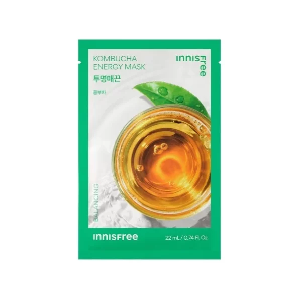 Innisfree Kombucha Energy Mask 22ml available on Herbkart