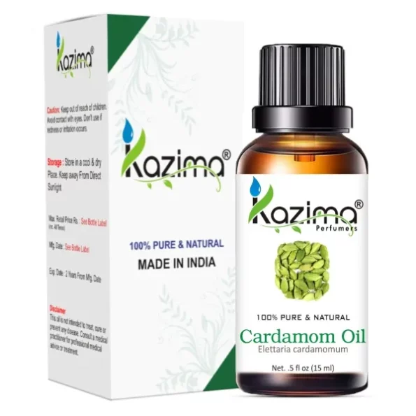 KAZIMA Cardamom Essential Oil - 100% Pure Natural & Undiluted For Skin care & Hair care (15ML), Herbkart8t771wtjxKnG20L.webp,
