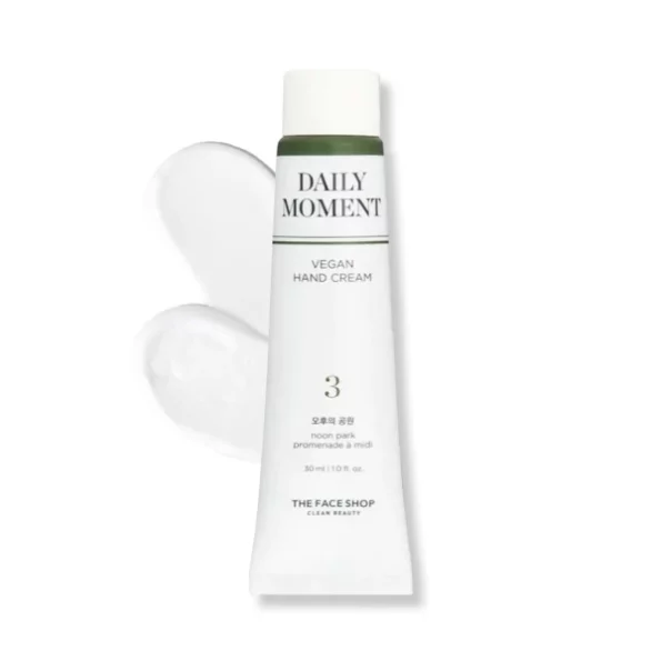 The Face Shop Daily Moment Vegan Hand Cream Noon Park with Hyaluronic Acid & Shea Butter, 30ml, Herbkart8t741d9q20OU-CL.webp, Herbkart8t741d9q20OU CL