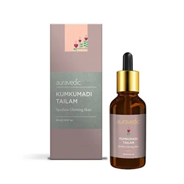 Auravedic Kumkumadi tailam Kumkumadi Face Oil 30 ml, Herbkart8t751ImjC02SQL.webp, Herbkart8t751ImjC02SQL