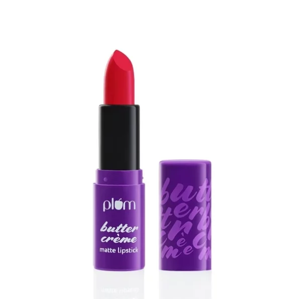 Plum Butter Crème Matte Lipstick 134 Scarlet Siren available on Herbkart