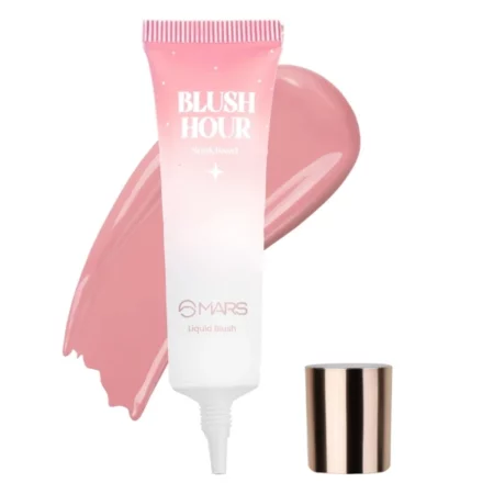 MARS Liquid Blush Hour | Dewy-Matte Finish | Highly Pigmented | Lightweight & Long-Lasting Formula | Effortless Application (12 ml) (03-SUNKISSED)