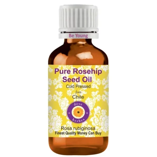 Deve Herbes Pure Rosehip Seed Oil (Rosa rubiginosa) Natural Therapeutic Grade Cold Pressed 15ml, Herbkart8t761Nq-fMhfRL.webp, Herbkart8t761Nq fMhfRL