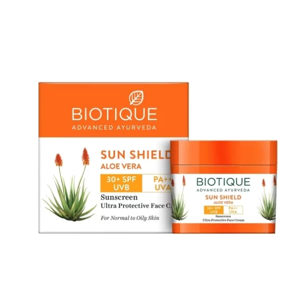 Biotique Sun Shield Aloe Vera 30+ Spf UVB Sunscreen, 50G, Herbkart8t771lkCcuyPYL.webp, Herbkart8t771lkCcuyPYL