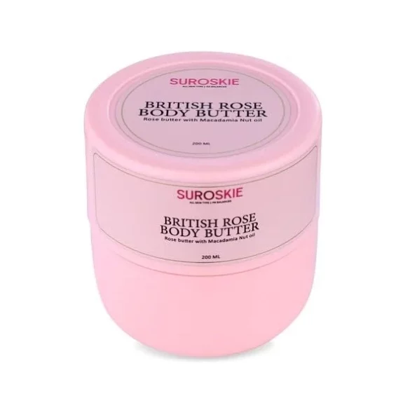 SUROSKIE British Rose Body Butter 200ml available on Herbkart