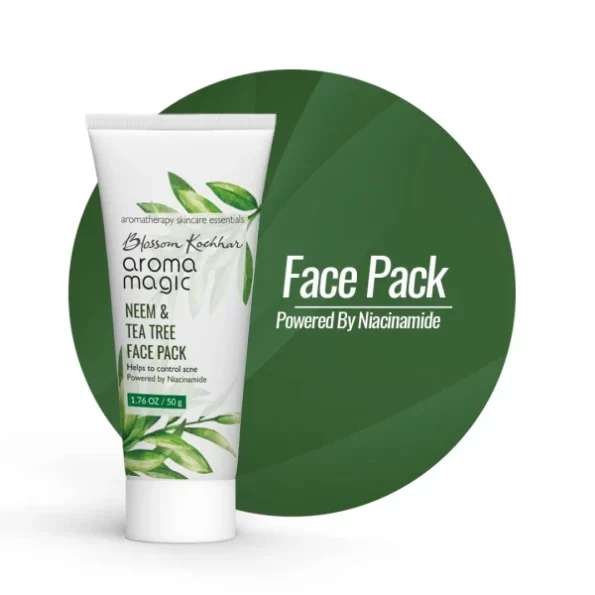 Aroma Magic Neem & Tea Tree Face Pack - 50gm available on Herbkart